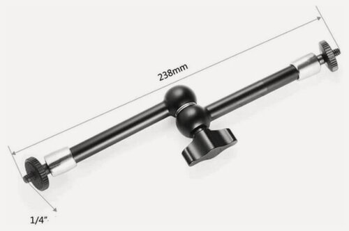 Изображение товара Кронштейн шарнирный SmallRig 2066 Magic Arm, для видеооборудования, черный, 24 см