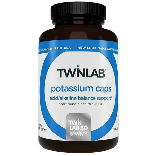 Минералы Twinlab Potassium 90 капс.