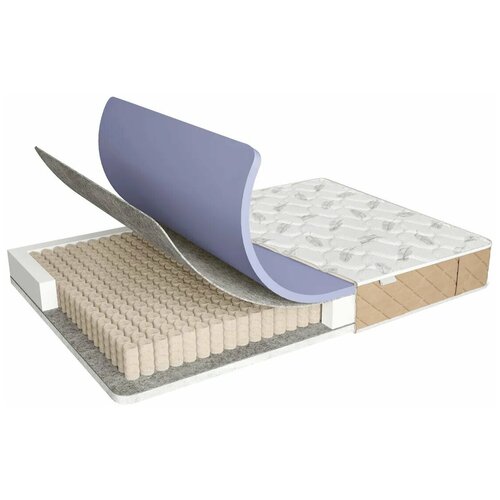 Матрас пружинный DAVI SLEEP Spring Royl, 110x180 Независимые пружины, 1060, с разной жесткостью сторон, высота 22 см, поставляется в рулоне.