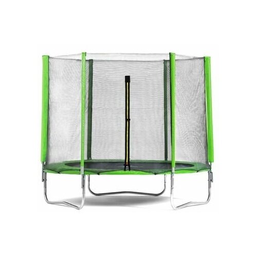 Батут DFC Trampoline Fitness 6ft наружн.сетка, св.зел. (183см)