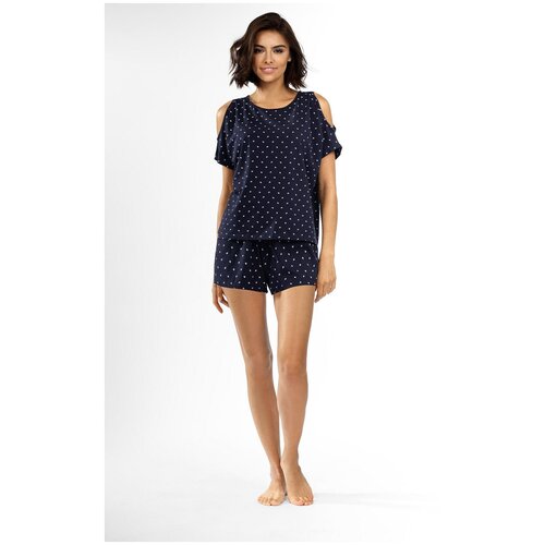 Комплект домашний женский Lorin,темно-синий ,российский размер 44
