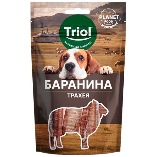 Лакомство для собак Triol PLANET FOOD Трахея баранья, 30г, 1шт