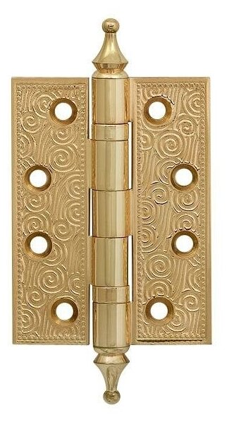 Петля дверная универсальная латунная Armadillo Castillo CL 500-A4 102x76x3,5 IG итальянское золото
