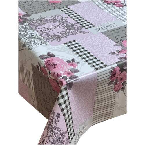 Скатерть, Клеенка на стол dekorama 120x140см Pink Roses DEK-195C