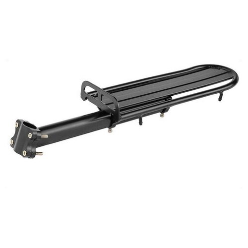 фото Багажник консольный trix blf-h12, для колес 20-29", крепление на подседельный штырь, алюминиевый, черный