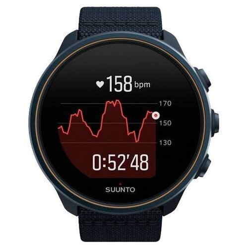 Часы Suunto 9 Baro Titanium, синий нейлоновый ремешок