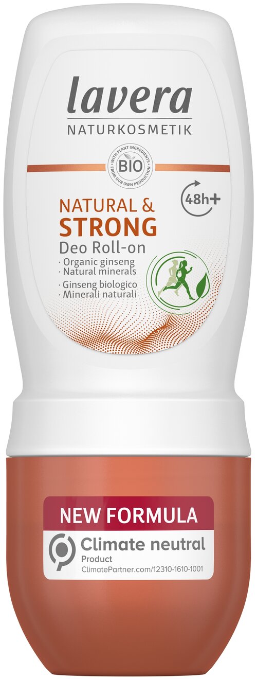 Lavera Дезодорант Natural & Strong, ролик, 50 мл, 1 шт.