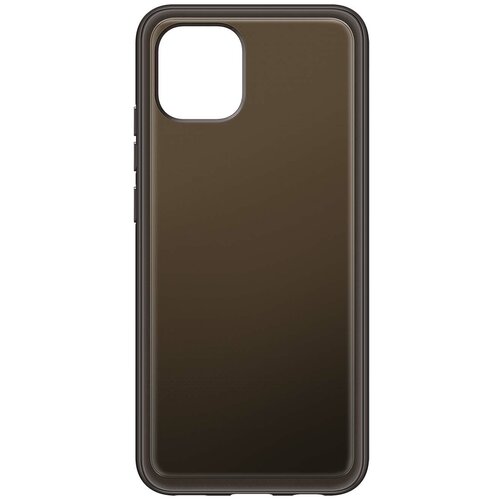 Чехол-накладка Samsung A03 EF-QA035TBEGRU Soft Clear Cover, чёрный
