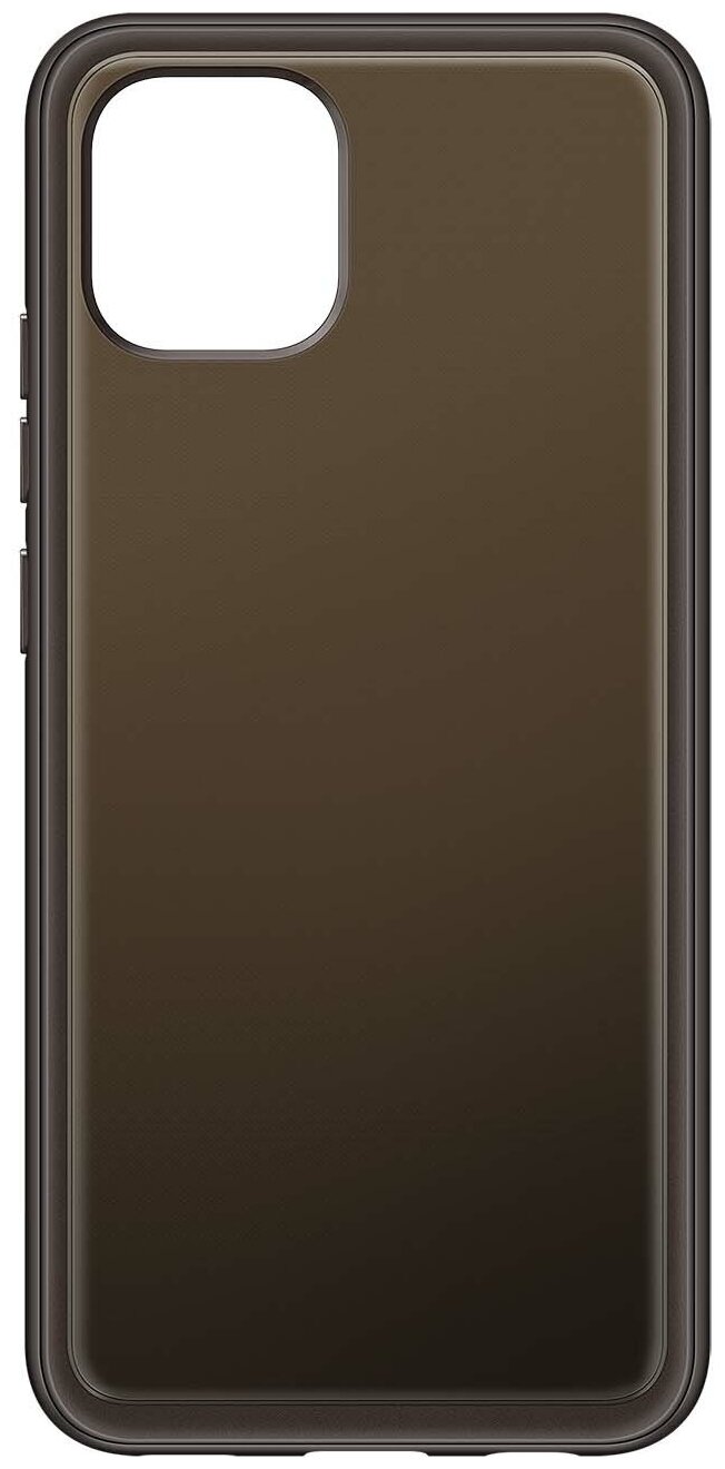 Накладка силикон Soft Clear Cover для Samsung Galaxy A03 (EF-QA035TBEGRU) Черный