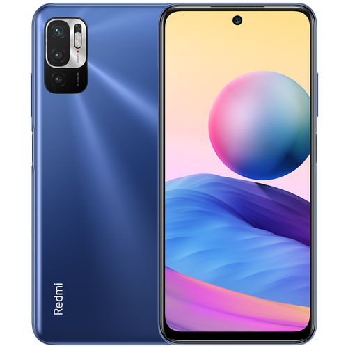 Смартфон Xiaomi Redmi Note 10T 4/128 ГБ RU, Dual nano SIM, Синяя полночь смартфон xiaomi redmi note 11s 6 128 гб ru dual nano sim синие сумерки