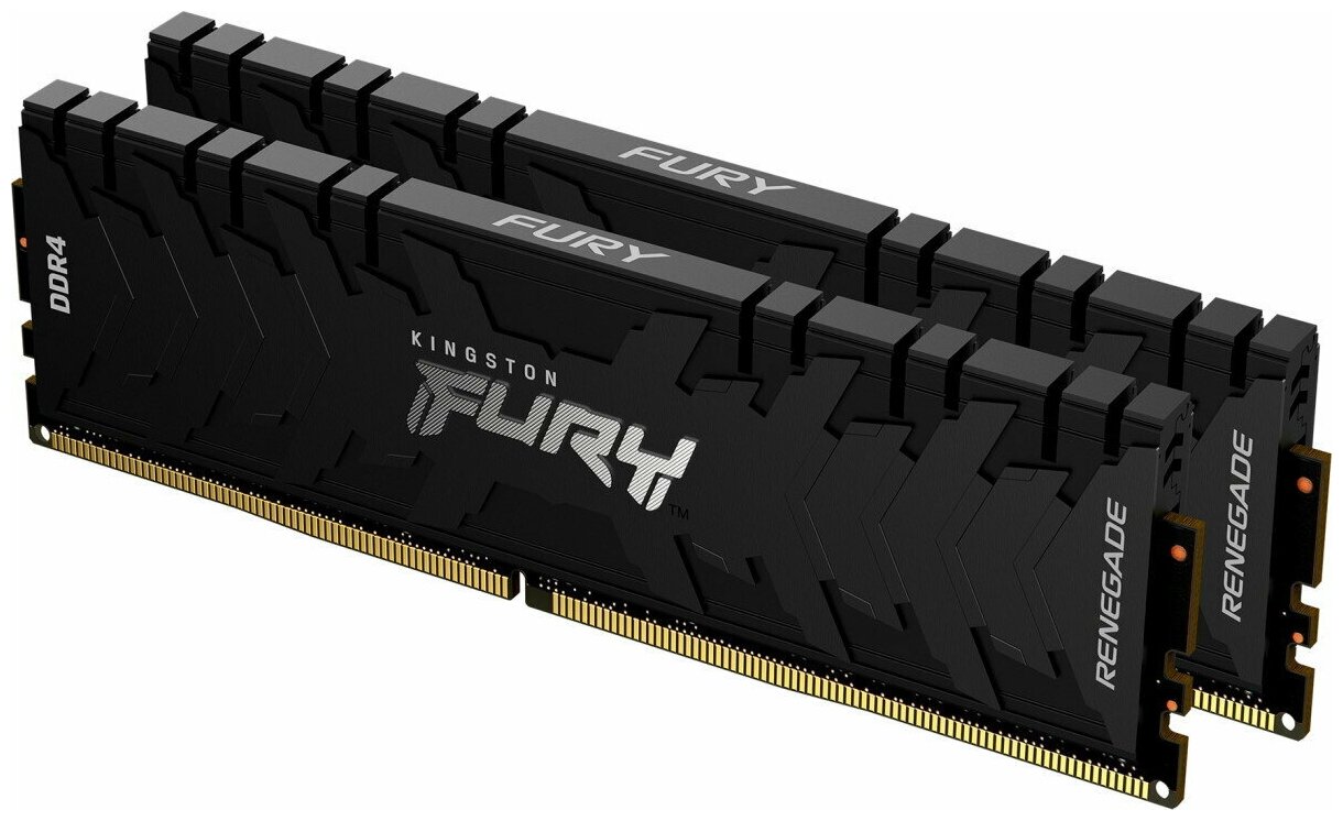 Оперативная память DIMM 16 Гб DDR4 3600 МГц Kingston Fury Renegade Black KF436C16RBK216 PC4-28800 2x8 Гб 732500₽