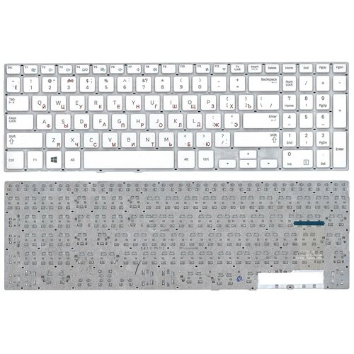 Клавиатура keyboard BA75-04478C для ноутбука Samsung NP370R5E NP450R5E NP450R5V NP470R5E NP510R5E Series белая 1312₽