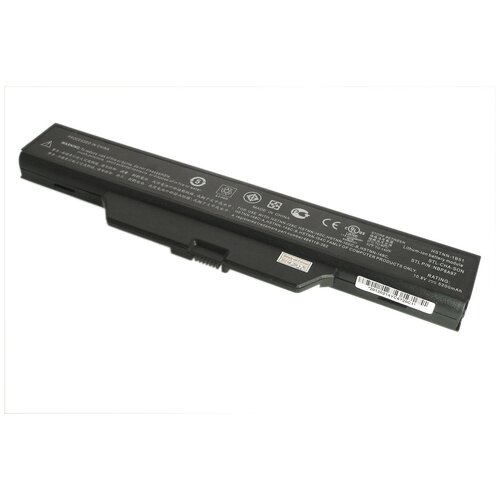 Аккумуляторная батарея для ноутбука HP Compaq 550, 610 (HSTNN-IB62) 10,8V 5200mAh OEM черная