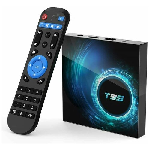 Android 10 T95 Smart TV Box Youtube HD 6K 24G и 5G Wifi 2 ГБ 128 ГБ Google Voice Assistant Bluetooth ТВ-ресивер Медиаплеер 221600₽