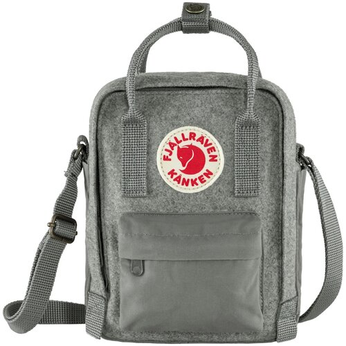 Сумка Fjallraven, текстиль, регулируемый ремень, серый