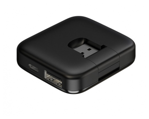 Хаб USB Baseus, CAHUB-CW01 Fully folded чёрный