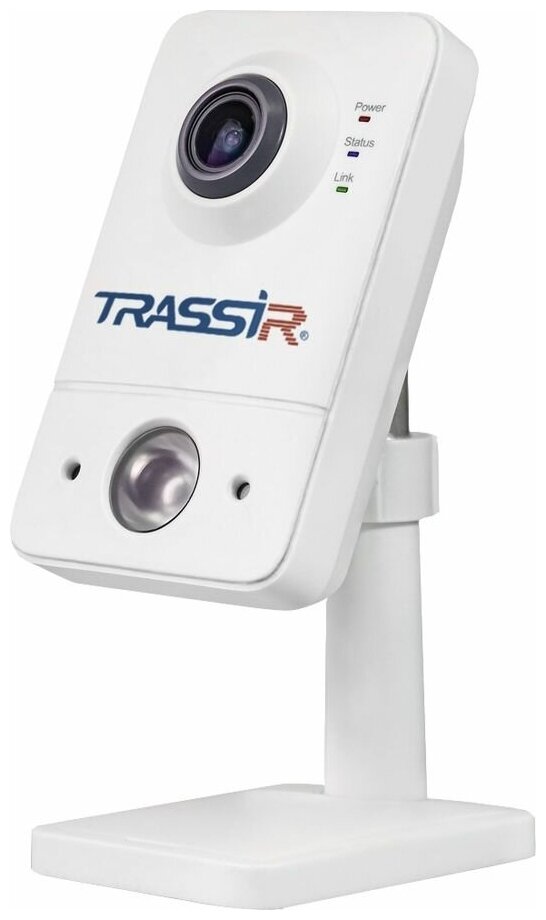 Trassir Видеокамера Trassir TR-D7121IR1W CMOS 1/2.7" 2.8 мм 1920 x 1080 H.264 RJ-45 Wi-Fi белый