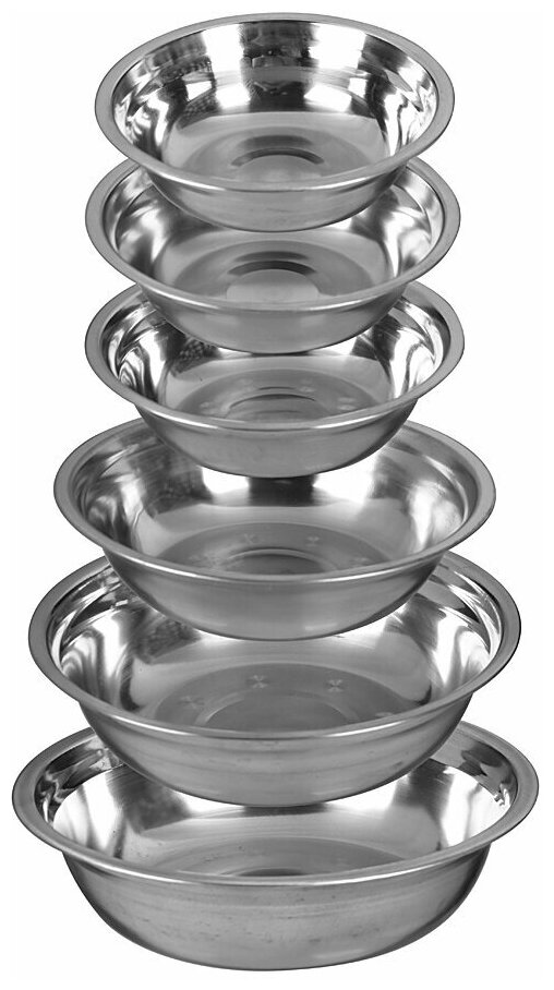 фото Набор мисок As Seen On TV стальные 6шт 1868