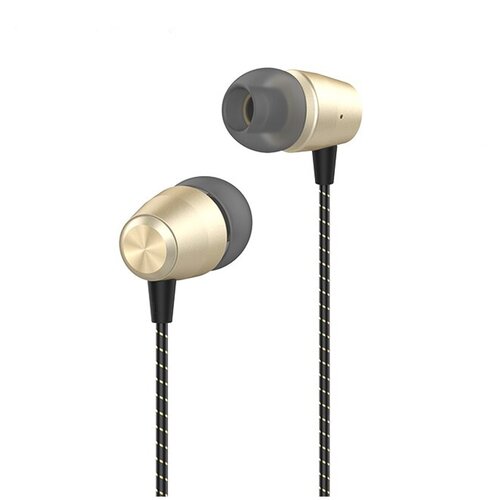 Наушники внутриканальные Celebrat G11 микрофон кнопка ответа кабель 12м цвет золотой 98300₽