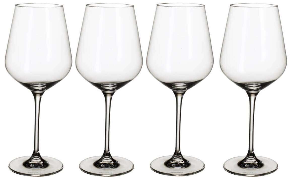 Набор бокалов из 4-х предметов La Divina Villeroy & Boch, Бокал для красного вина 650 мл, Хрустальное стекло