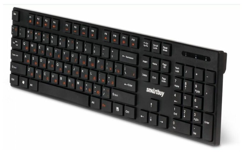 Клавиатура проводная мультимедийная Smartbuy ONE 238 USB черная SBK-238U-K