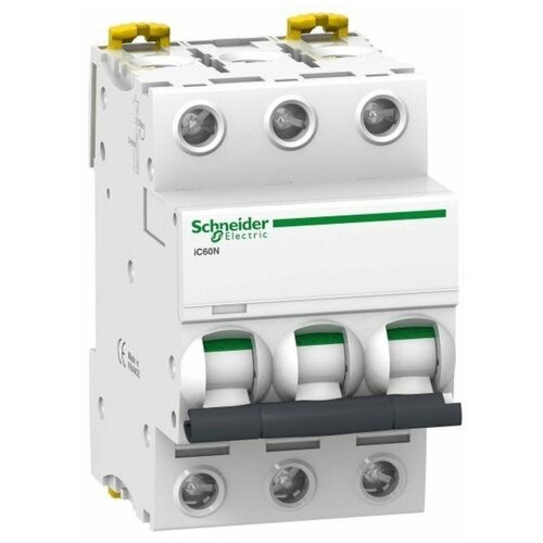 Автоматический выключатель Systeme Electric (schneider Electric) SCHNEIDER ELECTRIC 3п C 3А 6кА iC60N Acti9 A9F74303 выключатель автоматический schneider electric acti 9 ic60n 400v 6ка 3p 3а c a9f74303