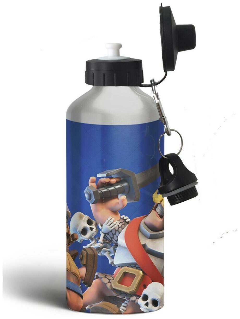 Бутылка спортивная,туристическая фляга, 500мл clash royale - 6