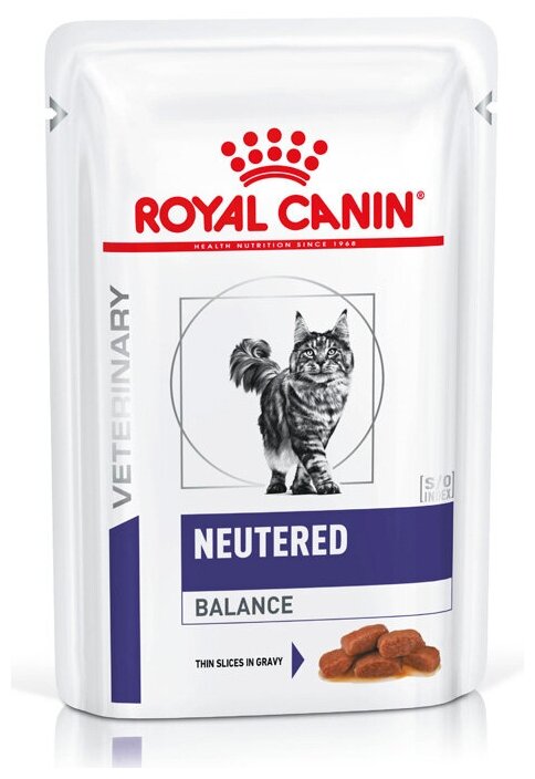 Royal Canin Neutered Balance Feline для взрослых стерилизованных котов и кошек до 7 лет полнорационный диетический - 12шт х 85г - фотография № 3