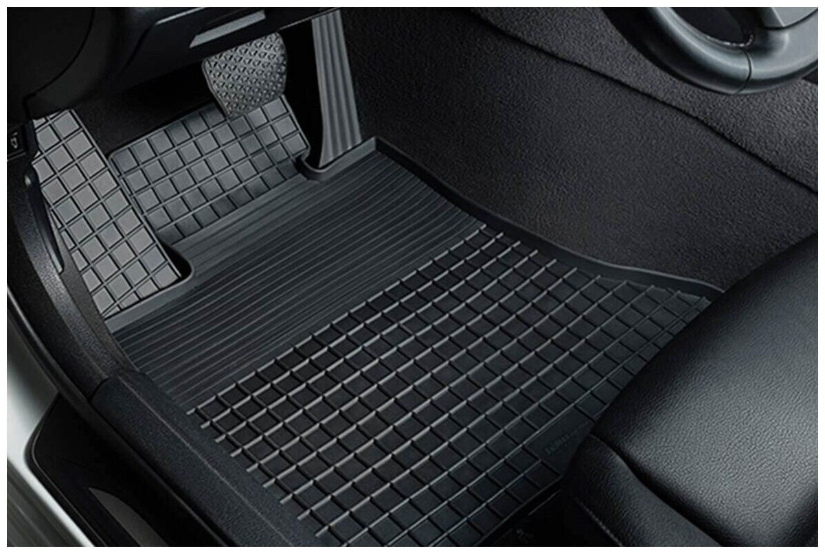 Коврики автомобильные для INFINITI JX35/QX60 2012-н. в. черные резиновые сетка (инфинити джиикс35/куикс60)