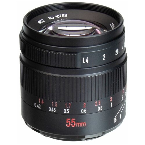 Объектив 7artisans 55mm F14 II Sony E черный 861000₽