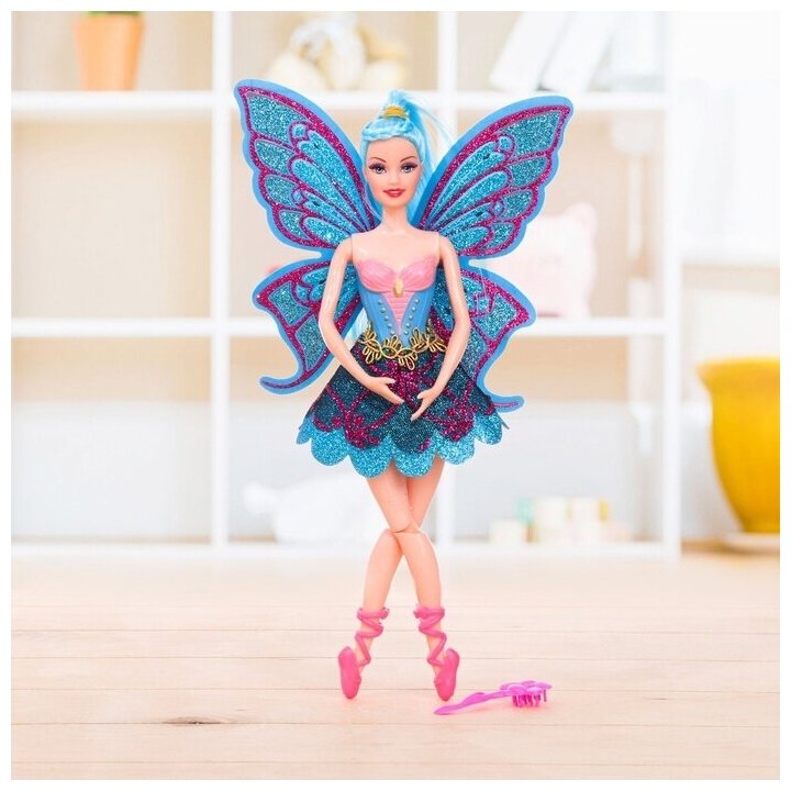 Кукла КНР сказочная "Бабочка-балерина" с аксессуарами (4407679)