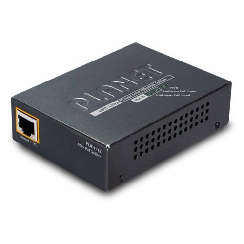 Инжектор питания Planet POE-171S poe сплиттер planet poe 171s single port 10 100 1000mbps