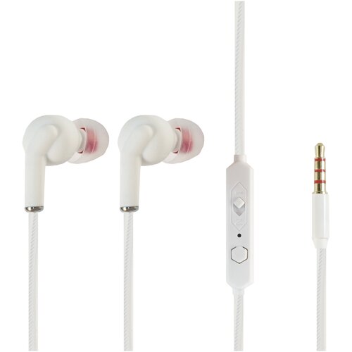 Наушники внутриканальные FaisON HP-162 Bliss силикон микрофон кнопка ответа кабель 11м цвет белый 19000₽