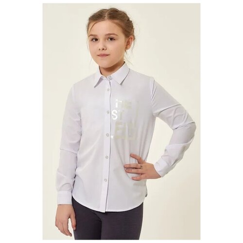 Блуза DELORAS, Размер 134 см, Белый, C62778