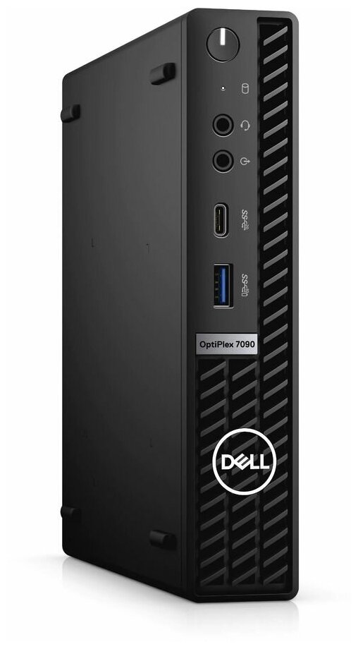 Компьютер Dell Optiplex 7090, Intel Core i7 10700T, DDR4 16ГБ, 256ГБ(SSD), Intel UHD Graphics 630, Windows 10 Professional, черный [7090-0143] - фото №2
