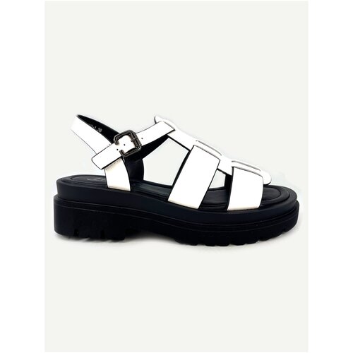 фото Босоножки женские evalli 2101k2-1 белый 38 размер (23.3см-23.7см)