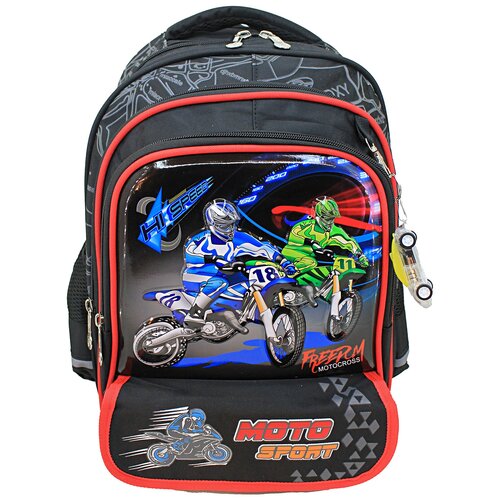 Школьный рюкзак ранец/с ортопедической спинкой для мальчика, детский с 3D рисунком.