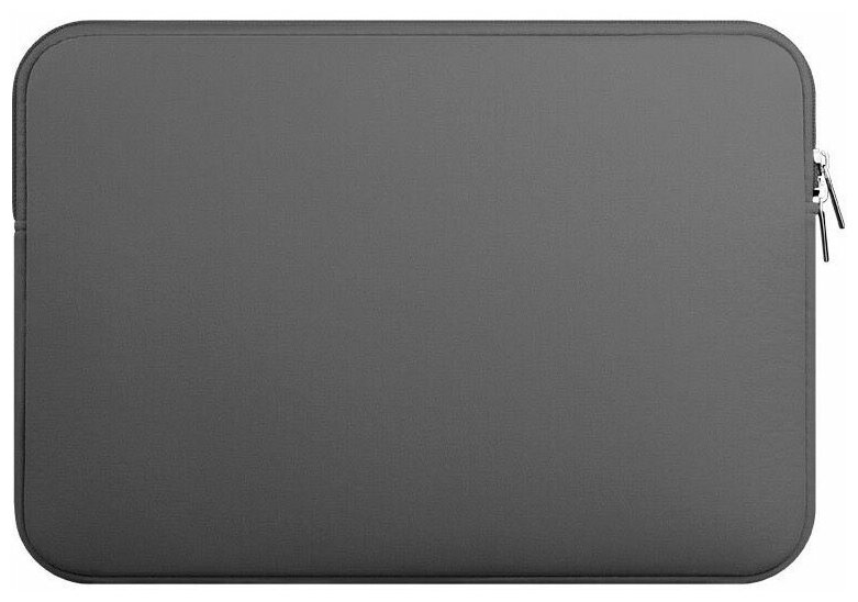 Чехол для ноутбука 15.6-16 дюймов, из неопрена, водонепроницаемый, размер 38-29-2 см, темно-серый