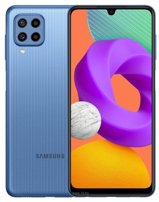 Смартфон Samsung Galaxy M22 4/128GB Синий (Global)