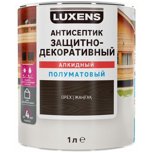 Антисептик Luxens полуматовый орех 1 л