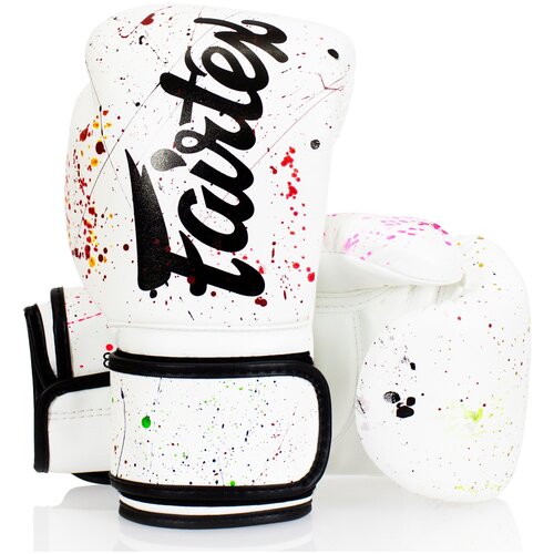 Боксерские перчатки Fairtex Painter BGV14PT White 16 унций