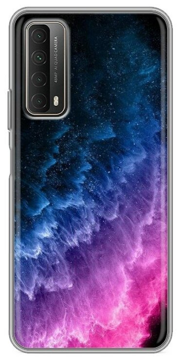 Дизайнерский силиконовый чехол для Хуавей П Смарт 2021 / Huawei P Smart (2021) Космос