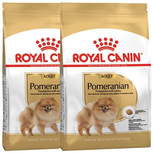 ROYAL CANIN POMERANIAN ADULT для взрослых собак померанский шпиц (1,5 + 1,5 кг)