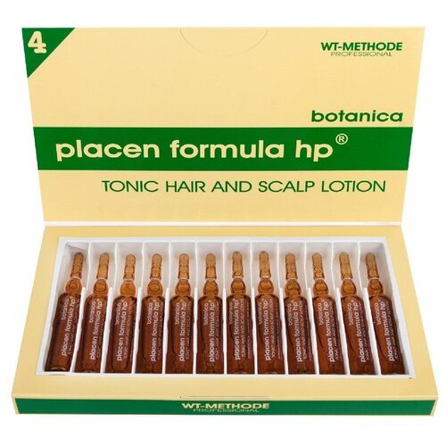 Wt-Methode Placen Formula Hp Botanica - Лосьон против выпадения волос на растительной основе 12 ампул по 10 мл