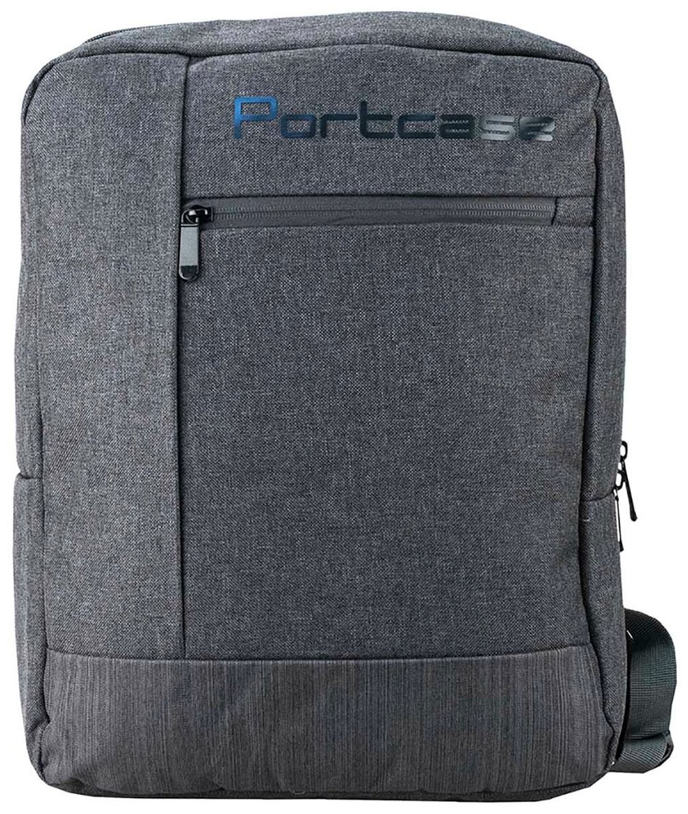 Рюкзак для ноутбука 15.6" PortCase KBP-132GR полиэстер серый