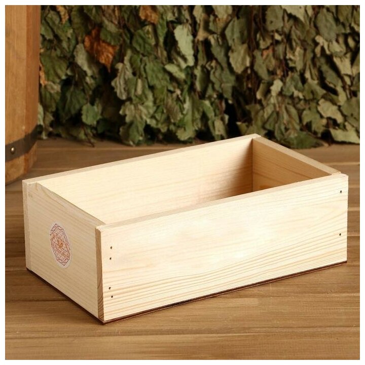 Ящик деревянный bath, 24.5×14×8 см - фотография № 4