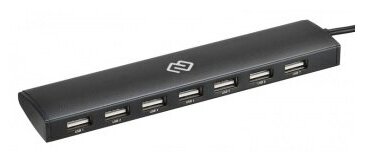 Разветвитель USB-C Digma HUB-7U20-UC-B черный