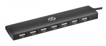 Разветвитель USB-C Digma HUB-7U2.0-UC-B черный