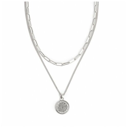 Arts and Crafts колье с серебряным покрытием COINS OF RELIEF