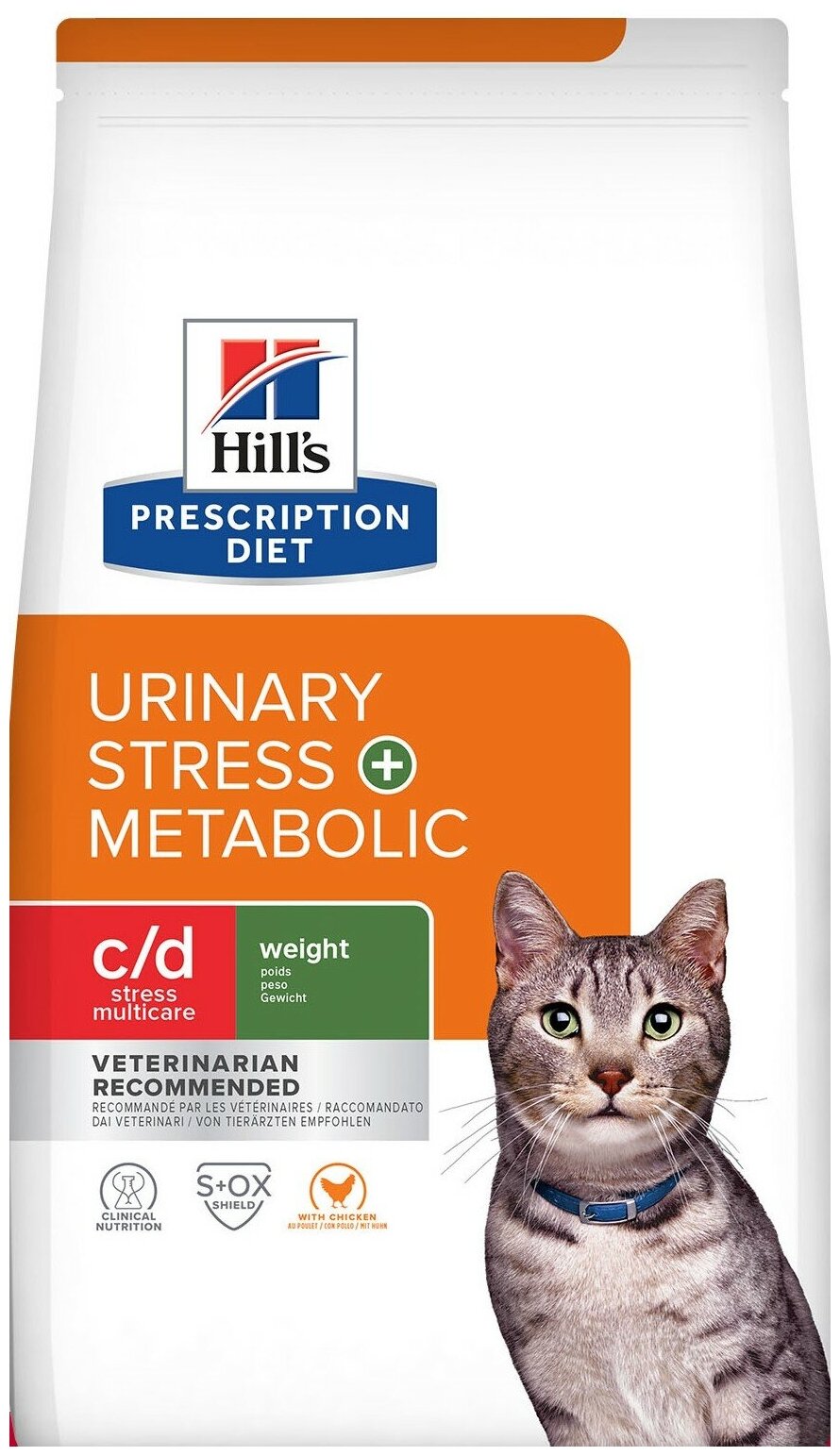 HILL`S 1,5кг Корм для кошек C/D+Metabolic стресс+вес - фотография № 17